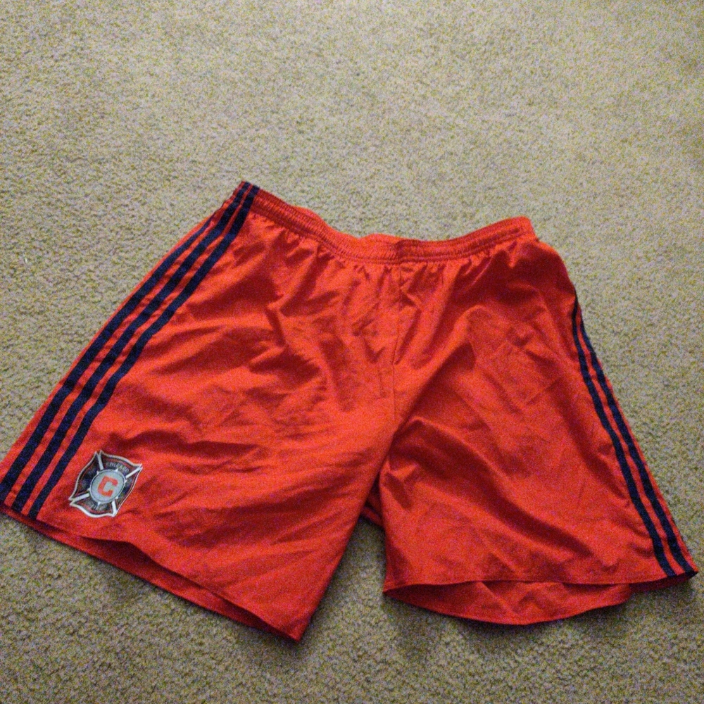 2015 Addias Chicago Fire soccer shorts